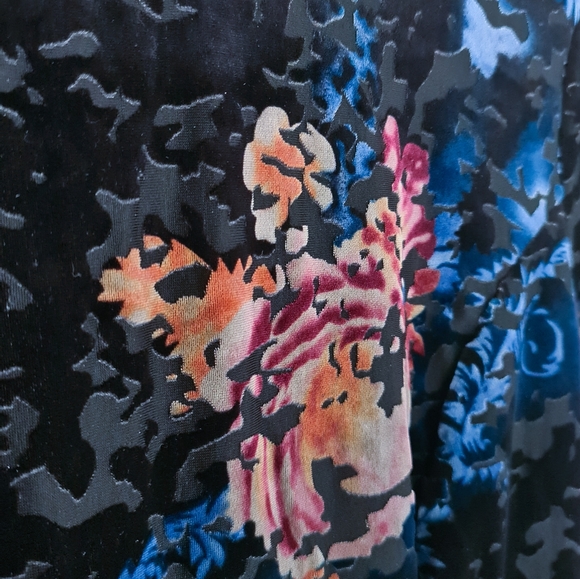 Monsoon Velvet Floral Dress - Picture 5 of 7